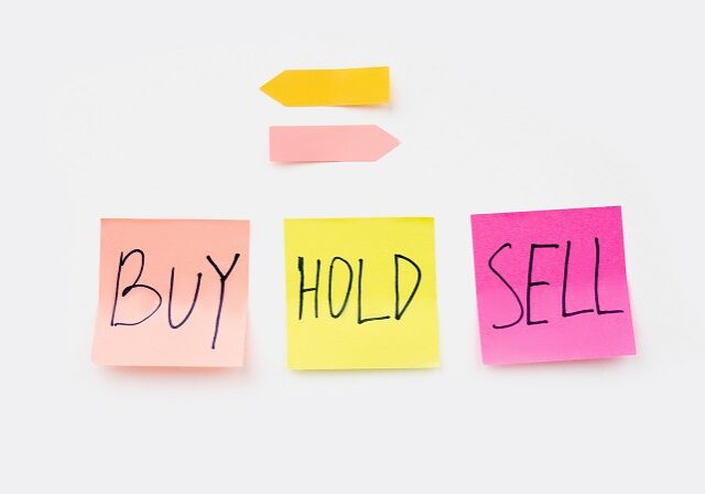 Buy Hold Sell Post Its